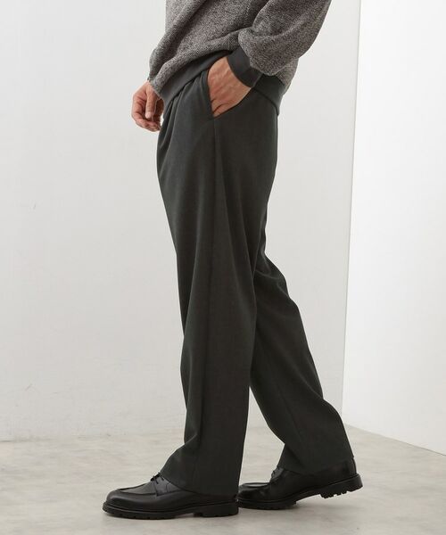 THE SHOP TK / ザ ショップ ティーケー パンツ | セミワイドイージーパンツWARM 洗濯機OK／裏起毛／ストレッチ | 詳細1
