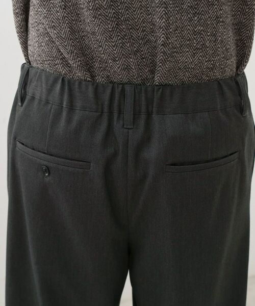 THE SHOP TK / ザ ショップ ティーケー パンツ | セミワイドイージーパンツWARM 洗濯機OK／裏起毛／ストレッチ | 詳細17