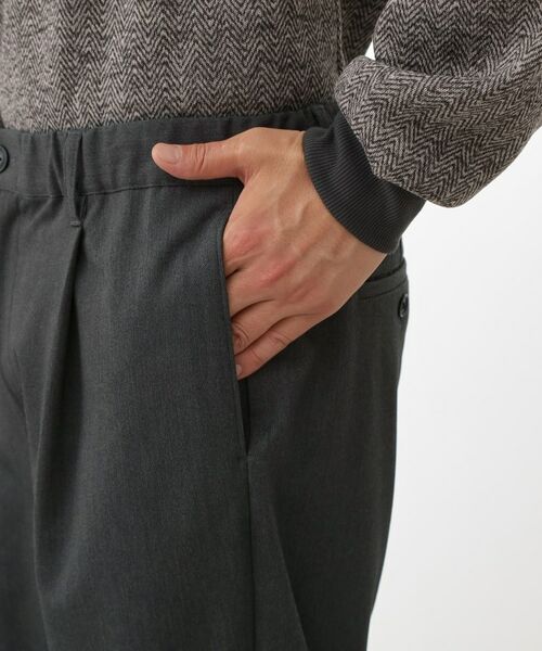 THE SHOP TK / ザ ショップ ティーケー パンツ | セミワイドイージーパンツWARM 洗濯機OK／裏起毛／ストレッチ | 詳細18