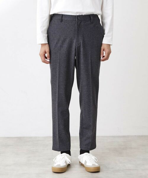 THE SHOP TK / ザ ショップ ティーケー パンツ | 起毛TRジャージスラックス【洗濯機OK／ストレッチ／セットアップ可】 | 詳細13