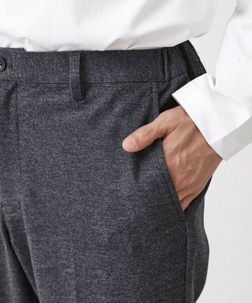 THE SHOP TK / ザ ショップ ティーケー パンツ | 起毛TRジャージスラックス【洗濯機OK／ストレッチ／セットアップ可】 | 詳細17