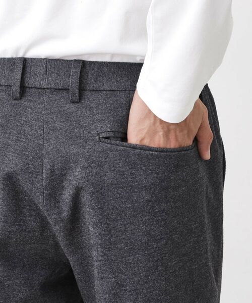THE SHOP TK / ザ ショップ ティーケー パンツ | 起毛TRジャージスラックス【洗濯機OK／ストレッチ／セットアップ可】 | 詳細18