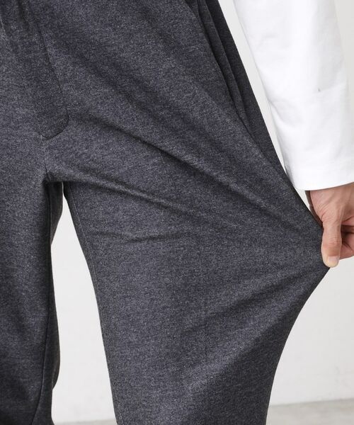 THE SHOP TK / ザ ショップ ティーケー パンツ | 起毛TRジャージスラックス【洗濯機OK／ストレッチ／セットアップ可】 | 詳細19