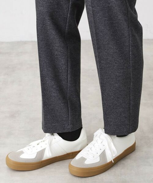 THE SHOP TK / ザ ショップ ティーケー パンツ | 起毛TRジャージスラックス【洗濯機OK／ストレッチ／セットアップ可】 | 詳細20