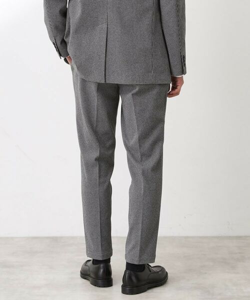 THE SHOP TK / ザ ショップ ティーケー パンツ | ツイードライクジャージスラックス【セットアップ可／洗濯機OK】 | 詳細2