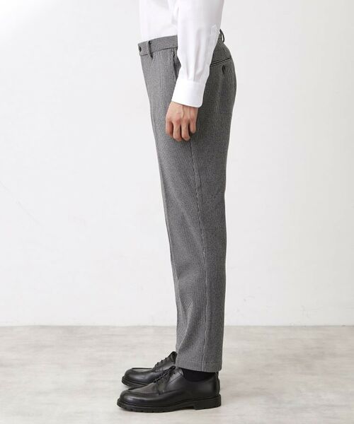 THE SHOP TK / ザ ショップ ティーケー パンツ | ツイードライクジャージスラックス【セットアップ可／洗濯機OK】 | 詳細6
