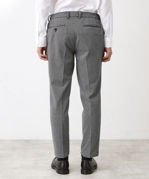 THE SHOP TK / ザ ショップ ティーケー パンツ | ツイードライクジャージスラックス【セットアップ可／洗濯機OK】 | 詳細7