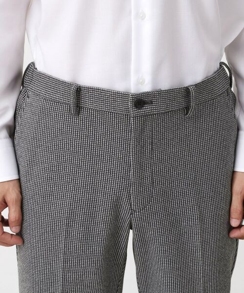 THE SHOP TK / ザ ショップ ティーケー パンツ | ツイードライクジャージスラックス【セットアップ可／洗濯機OK】 | 詳細8