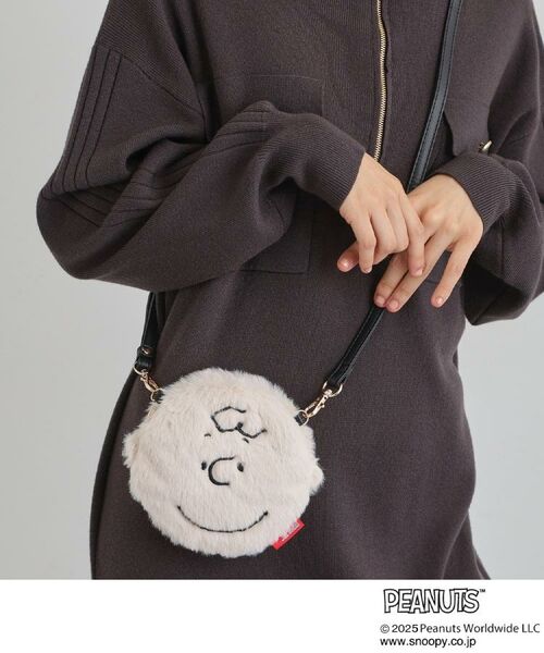 THE SHOP TK / ザ ショップ ティーケー ショルダーバッグ | PEANUTS/ピーナッツ チャーリー・ブラウン ファーポーチ | 詳細3