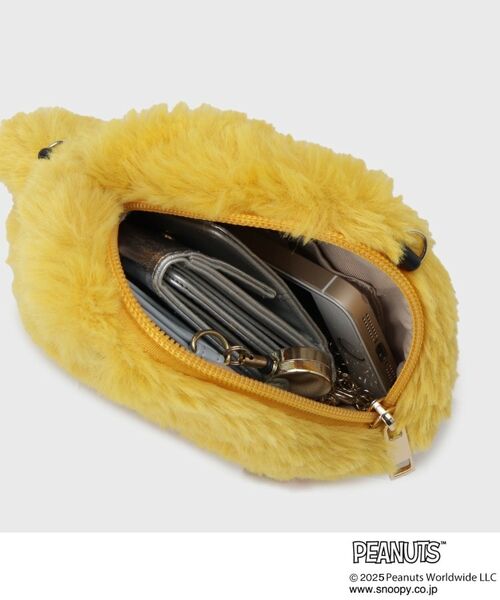 THE SHOP TK / ザ ショップ ティーケー ショルダーバッグ | PEANUTS/ピーナッツ ウッドストック ファーポーチ | 詳細11