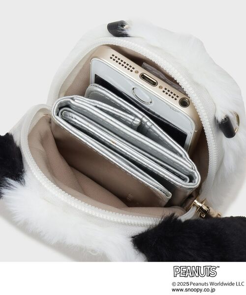 THE SHOP TK / ザ ショップ ティーケー ショルダーバッグ | PEANUTS/ピーナッツ スヌーピー ファーポーチ | 詳細11