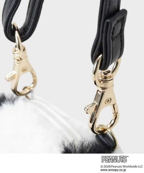 THE SHOP TK / ザ ショップ ティーケー ショルダーバッグ | PEANUTS/ピーナッツ スヌーピー ファーポーチ | 詳細13