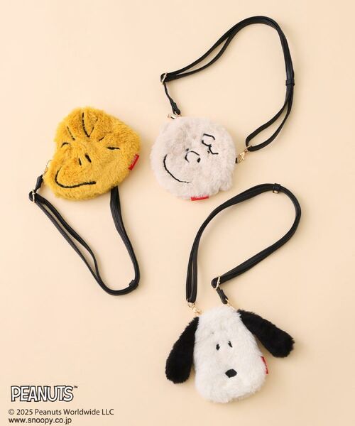 THE SHOP TK / ザ ショップ ティーケー ショルダーバッグ | PEANUTS/ピーナッツ スヌーピー ファーポーチ | 詳細2