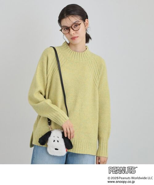 THE SHOP TK / ザ ショップ ティーケー ショルダーバッグ | PEANUTS/ピーナッツ スヌーピー ファーポーチ | 詳細4