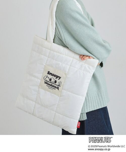 THE SHOP TK / ザ ショップ ティーケー トートバッグ | PEANUTS/ピーナッツ キルトトートバッグ | 詳細1