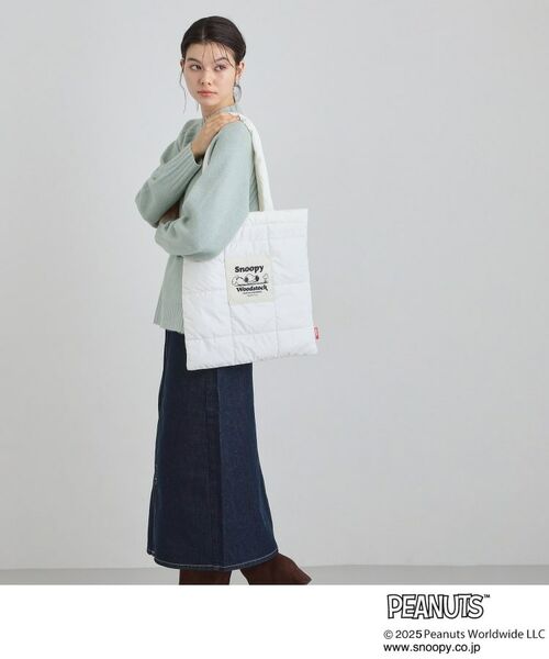 THE SHOP TK / ザ ショップ ティーケー トートバッグ | PEANUTS/ピーナッツ キルトトートバッグ | 詳細2