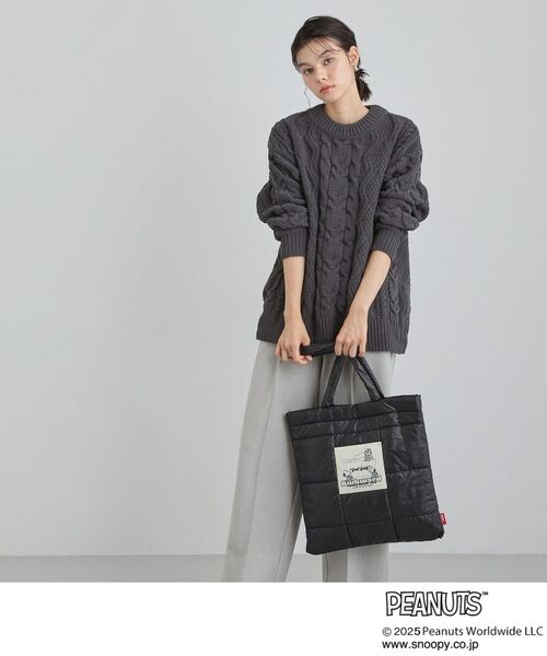 THE SHOP TK / ザ ショップ ティーケー トートバッグ | PEANUTS/ピーナッツ キルトトートバッグ | 詳細4