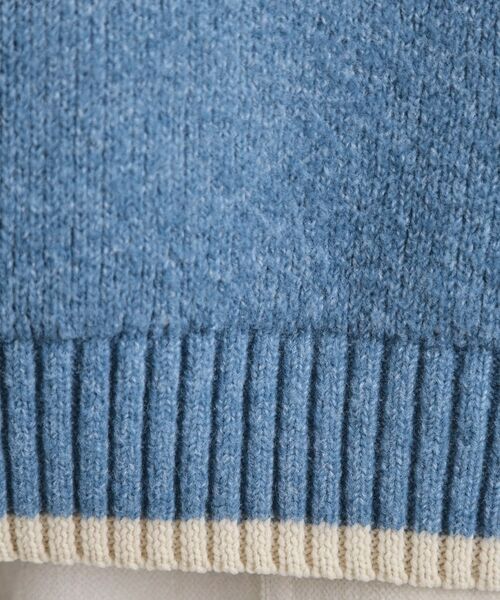 THE SHOP TK / ザ ショップ ティーケー ニット・セーター | 【洗える】ほど良くラフで女性らしい ハーフZIPニット | 詳細12