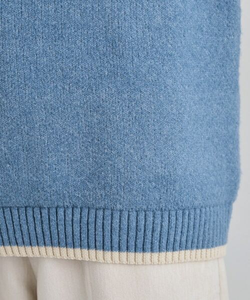 THE SHOP TK / ザ ショップ ティーケー ニット・セーター | 【洗える】ほど良くラフで女性らしい ハーフZIPニット | 詳細19