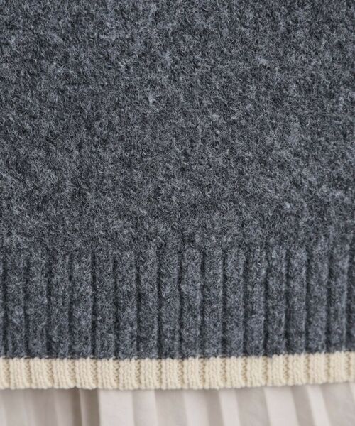 THE SHOP TK / ザ ショップ ティーケー ニット・セーター | 【洗える】ほど良くラフで女性らしい ハーフZIPニット | 詳細4