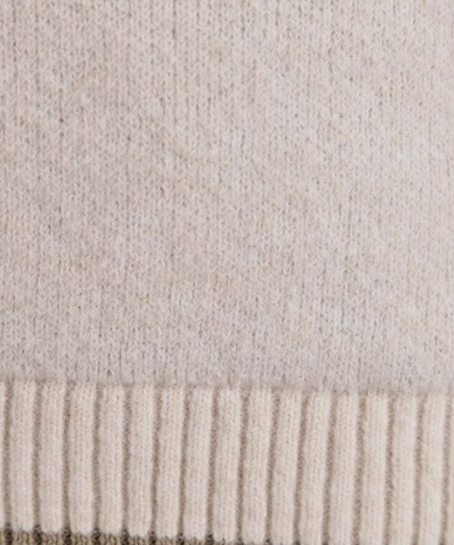 THE SHOP TK / ザ ショップ ティーケー ニット・セーター | 【洗える】ほど良くラフで女性らしい ハーフZIPニット | 詳細8