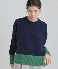 THE SHOP TK / ザ ショップ ティーケー ニット・セーター | インしないで着られる カラーブロックニット