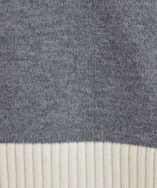 THE SHOP TK / ザ ショップ ティーケー ニット・セーター | インしないで着られる カラーブロックニット | 詳細4