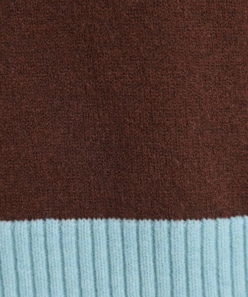 THE SHOP TK / ザ ショップ ティーケー ニット・セーター | インしないで着られる カラーブロックニット | 詳細8