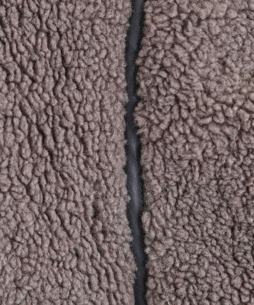 THE SHOP TK / ザ ショップ ティーケー レザーブルゾン・ジャケット | マシュマロタッチ ボアボンバージャケット | 詳細4