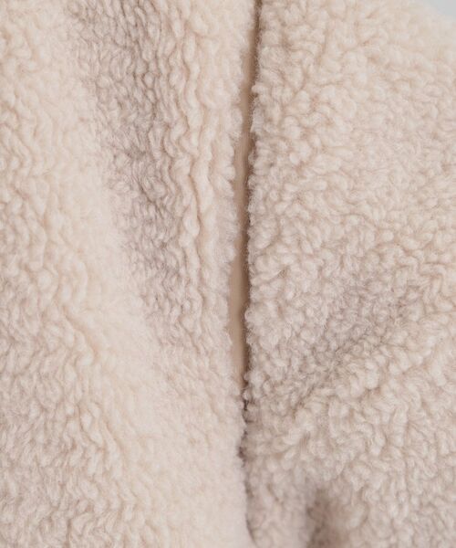 THE SHOP TK / ザ ショップ ティーケー レザーブルゾン・ジャケット | マシュマロタッチ ボアボンバージャケット | 詳細8