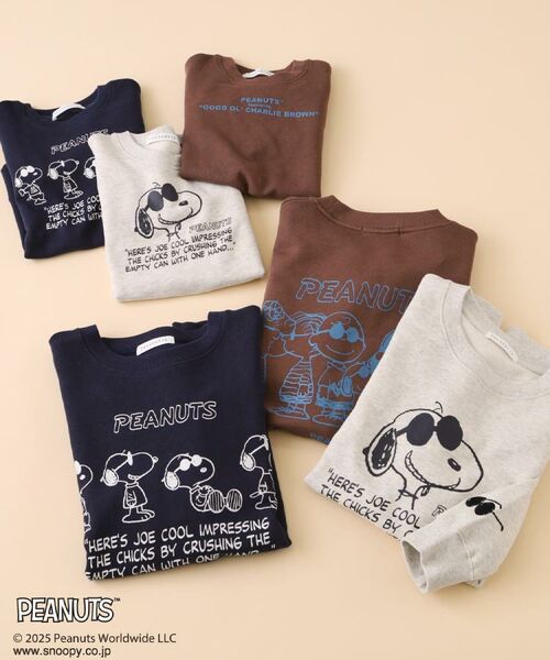 THE SHOP TK / ザ ショップ ティーケー スウェット | 【110-160】PEANUTS/ピーナッツ スヌーピープリントスウェット 親子リンク | 詳細1