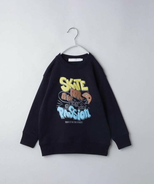 THE SHOP TK / ザ ショップ ティーケー スウェット | 【110－160/3柄×2色】ミニ裏毛ロゴプルオーバー | 詳細16