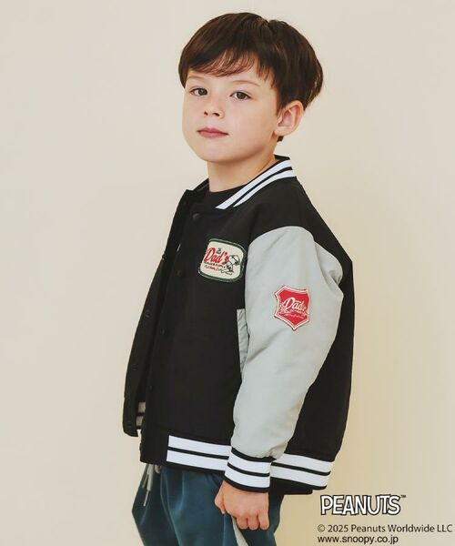 THE SHOP TK / ザ ショップ ティーケー その他アウター | 【110-160】PEANUTS / ピーナッツ 刺繡スタジャン | 詳細1