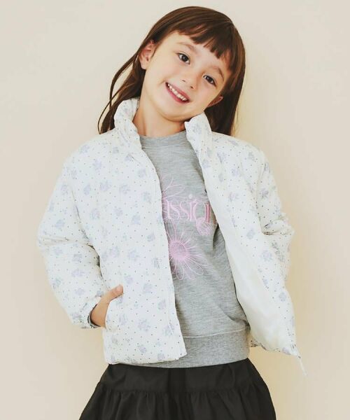 THE SHOP TK / ザ ショップ ティーケー レザーブルゾン・ジャケット | 【110-160】スタンドネック中綿ブルゾン | 詳細1