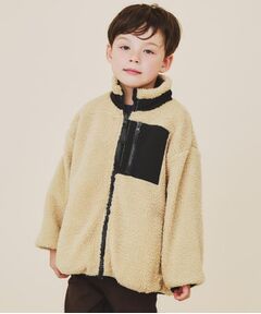 THE SHOP TK / ザ ショップ ティーケー レザーブルゾン・ジャケット | 【110－160】ボアリバーシブブルゾン/洗濯機OK