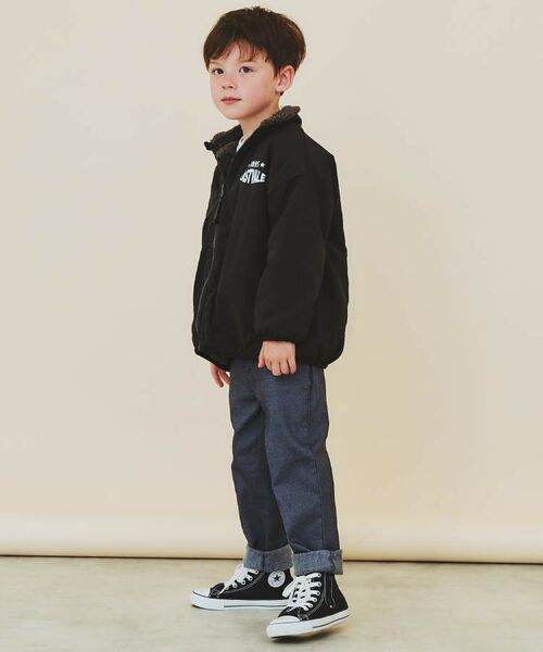 THE SHOP TK / ザ ショップ ティーケー レザーブルゾン・ジャケット | 【110－160】ボアリバーシブブルゾン/洗濯機OK | 詳細16