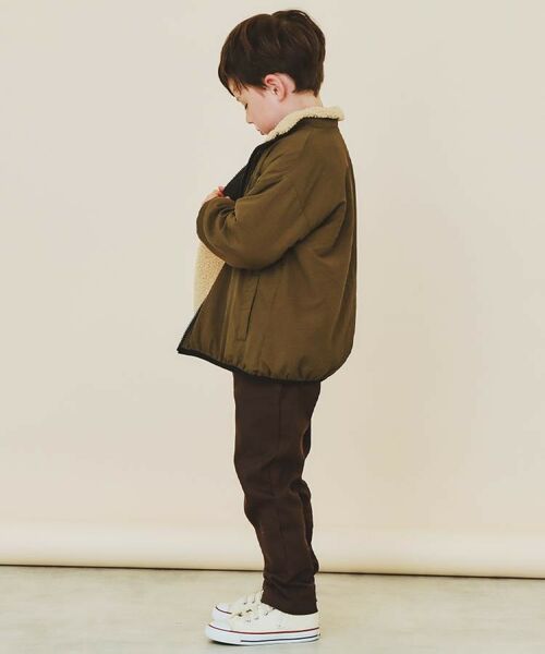 THE SHOP TK / ザ ショップ ティーケー レザーブルゾン・ジャケット | 【110－160】ボアリバーシブブルゾン/洗濯機OK | 詳細7