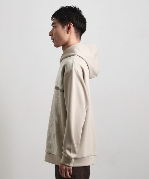 THE SHOP TK / ザ ショップ ティーケー パーカー | 【大人の休日スタイルにはこれ！】フロントチェック柄ニットパーカ　洗濯機OK | 詳細14