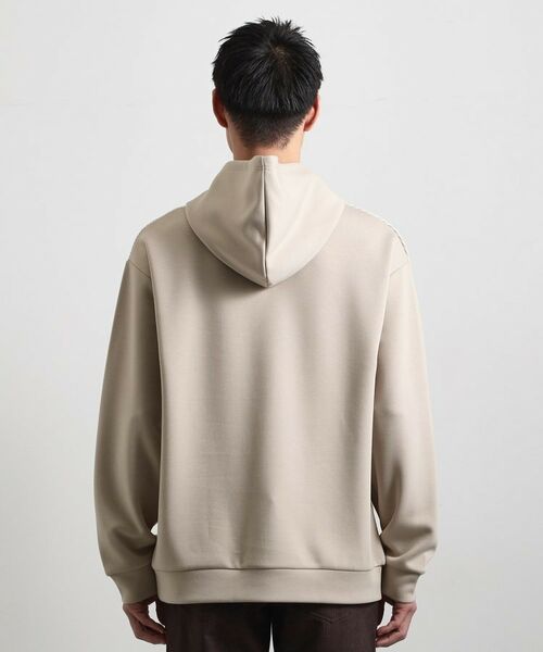 THE SHOP TK / ザ ショップ ティーケー パーカー | 【大人の休日スタイルにはこれ！】フロントチェック柄ニットパーカ　洗濯機OK | 詳細15