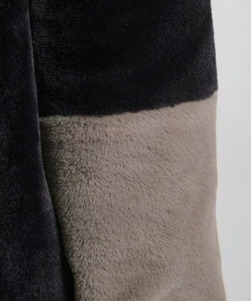 THE SHOP TK / ザ ショップ ティーケー レザーブルゾン・ジャケット | フードフェイクファーブルゾン | 詳細4