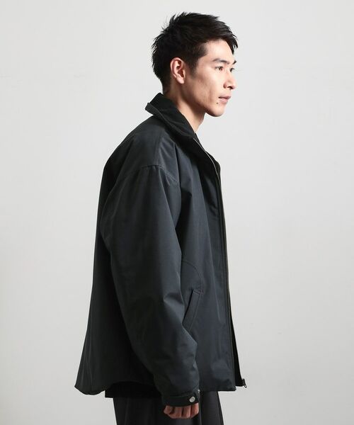 THE SHOP TK / ザ ショップ ティーケー レザーブルゾン・ジャケット | 【洗濯機可】きれいめにもカジュアルにも スタンドネックジップブルゾン | 詳細1