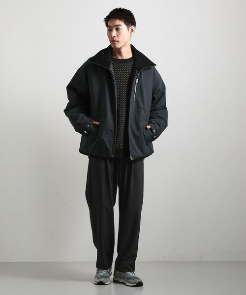 THE SHOP TK / ザ ショップ ティーケー レザーブルゾン・ジャケット | 【洗濯機可】きれいめにもカジュアルにも スタンドネックジップブルゾン | 詳細3