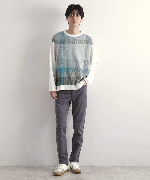 THE SHOP TK / ザ ショップ ティーケー カットソー | ニットダンボールプルオーバー | 詳細3