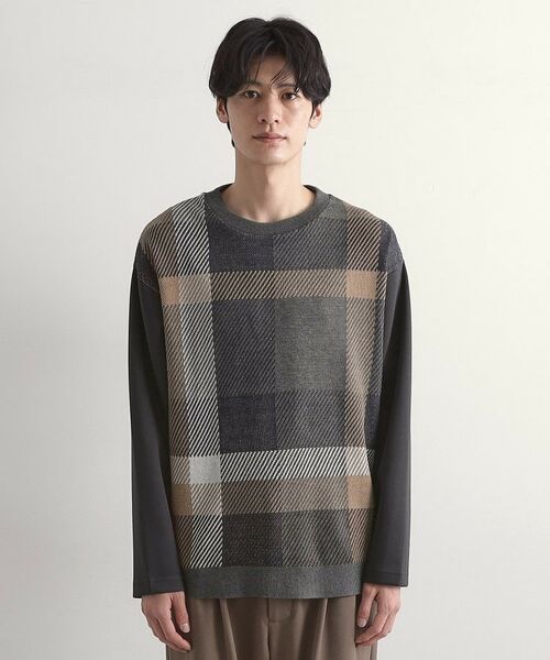 THE SHOP TK / ザ ショップ ティーケー カットソー | ニットダンボールプルオーバー | 詳細9