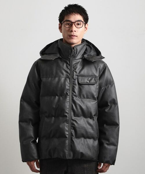 THE SHOP TK / ザ ショップ ティーケー レザーブルゾン・ジャケット | コーディング中綿ブルゾン | 詳細13