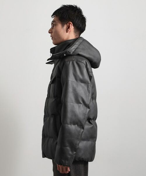 THE SHOP TK / ザ ショップ ティーケー レザーブルゾン・ジャケット | コーディング中綿ブルゾン | 詳細14