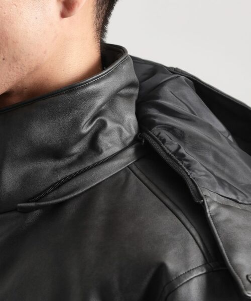 THE SHOP TK / ザ ショップ ティーケー レザーブルゾン・ジャケット | コーディング中綿ブルゾン | 詳細18