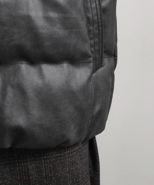 THE SHOP TK / ザ ショップ ティーケー レザーブルゾン・ジャケット | コーディング中綿ブルゾン | 詳細21