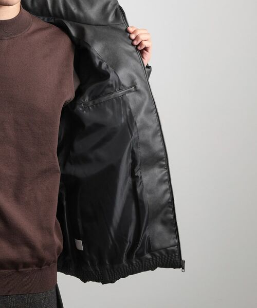 THE SHOP TK / ザ ショップ ティーケー レザーブルゾン・ジャケット | コーディング中綿ブルゾン | 詳細22
