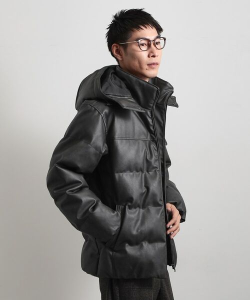 THE SHOP TK / ザ ショップ ティーケー レザーブルゾン・ジャケット | コーディング中綿ブルゾン | 詳細8